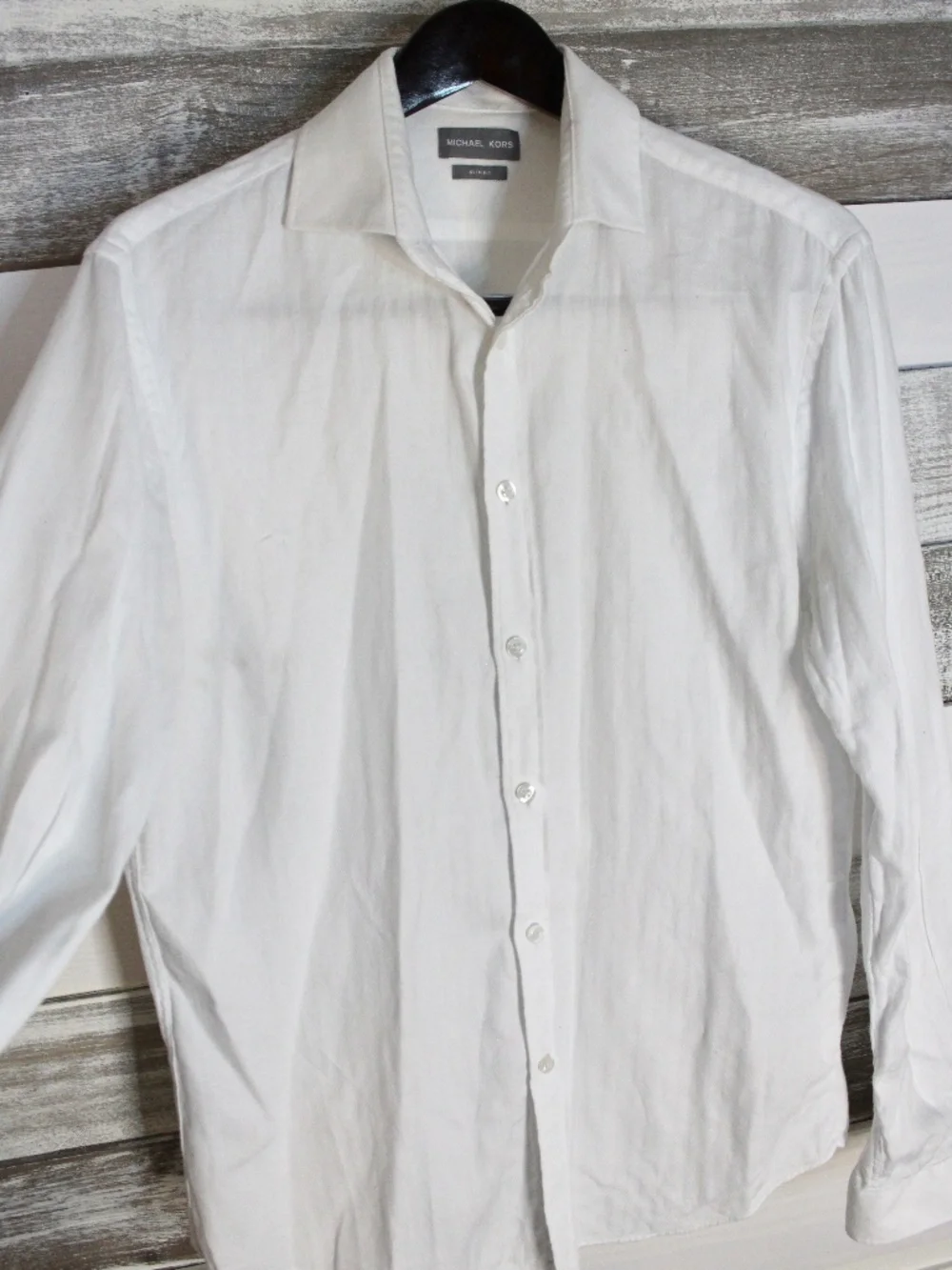Michael Kors white button down shirt